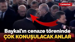 Deniz Baykalın cenaze töreninde Erdoğan ile Kılıçdaroğlu arasında çok konuşulacak anlar [upl. by Adnauq363]