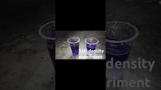 Easy experiment of Salt density  viral video  trending saltreduction salttablets hydralyte [upl. by Eeramit]