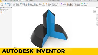 Autodesk Inventor 2024  Tutorial 3 revolve [upl. by Elsy]