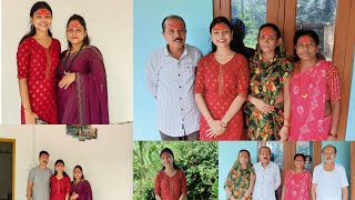 Dashain ka tika❤️ ytvideo youtubevideo dashain nepaliculture family garimadahal viral [upl. by Frasquito299]