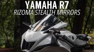 Installing Rizoma Stealth Mirrors on my Yamaha R7 again [upl. by Ynnhoj]