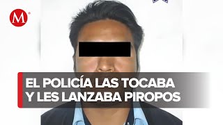 En Oaxaca policía detenido por acoso y agresión sexual a estudiantes en bachilleres [upl. by Ridley897]