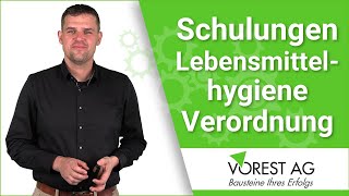 Welche Schulungen fordert die Lebensmittelhygiene Verordnung DIN 10514 [upl. by Ynohtnaed948]