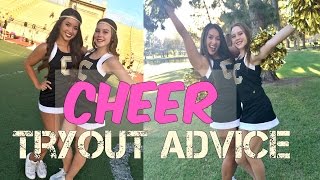 Cheer tryout tipsfreshman advice [upl. by Leanatan221]