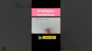 Analogías del nivel primario maths matematicas matemática [upl. by Ailito158]