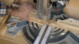 Woodworking Tip Simple Miter Saw Holddown [upl. by Willamina]