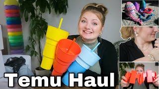 XXL TEMU HAUL  Hab dezent übertrieben  Coole schöne amp praktische Produkte für Kids amp Eltern [upl. by Aihsyt351]