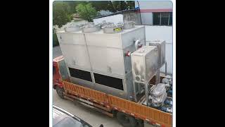 Closed countercurrent cooling tower with intermediate frequency furnace test box [upl. by Rama]