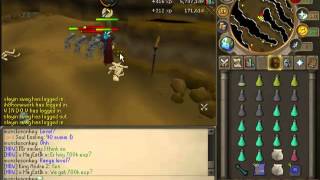 Ranged XP per Hour with ChinningRed Chinchompas in Ape Atoll Dungeon [upl. by Hubing]