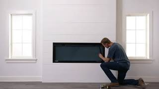 SimpliFire  How to Install a Recessed Electric Fireplace [upl. by Gennifer254]