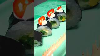 Veg sushi recipe yaki maki sushi food sushi [upl. by Eidoc1]