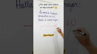 ¿Cuál es tu respuesta matematicasfaciles profejeff fypシ゚viral maths disfrutalasmatematicas [upl. by Concoff]