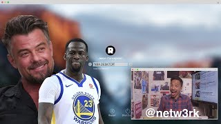 Josh Duhamel vs Draymond Green The Battle for Fergies Honor  NBA Desktop  The Ringer [upl. by Dyun]