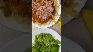 Baasto iyo suugo iyo tuna iyo salad❤️🤲🥗 beautifulfood food somalianfood [upl. by Enitsirc]