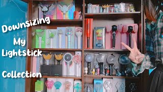 Downsizing My KPOP Lightstick Collection 😭 [upl. by Leotie205]