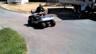 V8 Golf Cart Burnout [upl. by Ajiam]