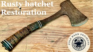 Axe restoration  Rusty Estwing Hatchet restoration [upl. by Zina]