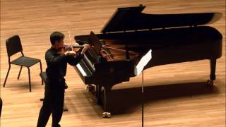 Aaron Timothy Chooi  Menuhin Competition 2014  Senior SemiFinals [upl. by Vashtee]