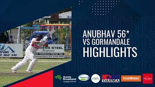 Anubhav 56 vs Gormandale Highlights [upl. by Ebag]