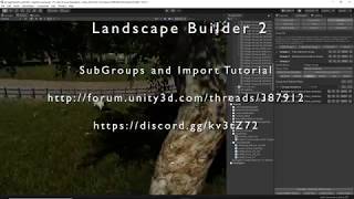 Landscape Builder SubGroup and Import Tutorial [upl. by Assen50]