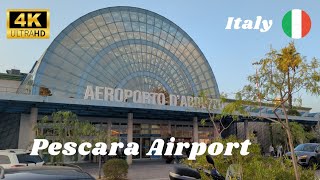 Pescara Airport 🇮🇹 Italy  Tour 2023 [upl. by Yelwar]