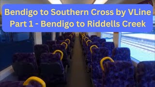 Part 1 Trip Report Bendigo to Riddells Creek Station 21 January 2024 [upl. by Uzzi]