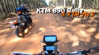 KTM 890 Rally amp KTM 990 R [upl. by Nilson]