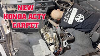 How to Install OEM Honda Acty Carpet [upl. by Westland436]