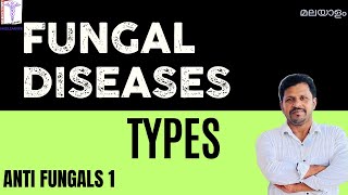 Fungal Infections Classification Types Malayalam Superficial Subcutaneous Systemic Mycoses Malayalam [upl. by Adnoloy]