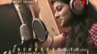 Ran Maala  Nathasha Perera  Making of Audio  VIDEO from Lanka1stcom [upl. by Marylinda]