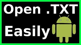 how to open txt file in android phone [upl. by Emmalynn]