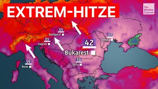 40 Grad  4 Tage lang Hitzewelle in Europa startet [upl. by Farver]