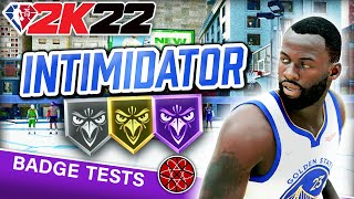 2K22 Patch Update  Intimidator Badge BUFF Best Defensive Badges 2K22 [upl. by Nealah84]