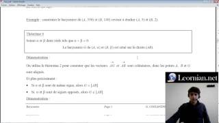 Barycentre 35  Propriétés du Barycentre  Maths Première S [upl. by Seiber]