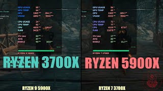 Ryzen 9 5900x vs Ryzen 7 3700x [upl. by Liagabba771]