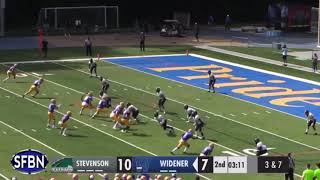 2022 Widener Football Highlight Matt Kain Jr Onehanded TD Catch [upl. by Anyotal]