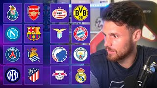 REACCIONANDO AL SORTEO DE OCTAVOS DE LA CHAMPIONS LEAGUE [upl. by Ashwell610]