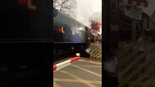 5428 eric Tracey taking off from Pickering NYMR train britishrailways nymr railway steamtrain [upl. by Ahsan566]