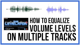 How To Equalize Volume Levels On Multiple Audio Tracks  FREE and EASY [upl. by Mikael718]