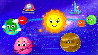 The Planets Song  Nursery Rhymes for Children  Cartoon Videos for Kids  Preschool Learning Videos [upl. by Deden]