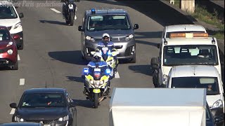 Motards de la police en ACTION [upl. by Durning260]