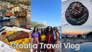 Croatia Travel Vlog  Things to do in Dubrovnik  food  beaches  old town  mums birthday [upl. by Chin]