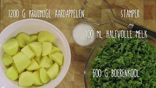 Boerenkoolstamppot recept  Jumbo [upl. by Wake]