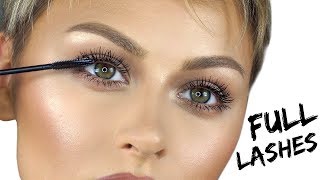 How to get Long Full Eyelashes w Mascara  Alexandra Anele [upl. by Jasmina173]