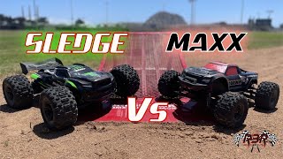 Traxxas  MAXX Vs SLEDGE [upl. by Geilich335]