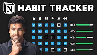 How to Build a Habit Tracker in Notion from Scratch [upl. by Hubble682]