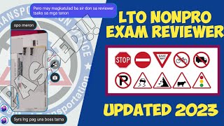 LTO NONPROFESSIONAL EXAM REVIEWER  UPDATED QUESTIONS AND ANSWERS 2023 [upl. by Enilorac343]