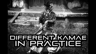 KENDO RANT  Different Kamae in Practice PreWar Kendo [upl. by Petes]