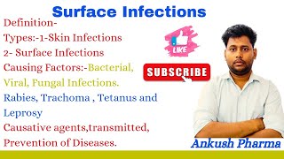 Surface Infections Communicable diseaserabies tetanus leprosy trachomatis viralvideo ytshort [upl. by Yerggoeg]