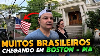 MUITOS BRASILEIROS CHEGANDO EM MASSACHUSETTS  VEJA ISSO [upl. by Brocklin625]